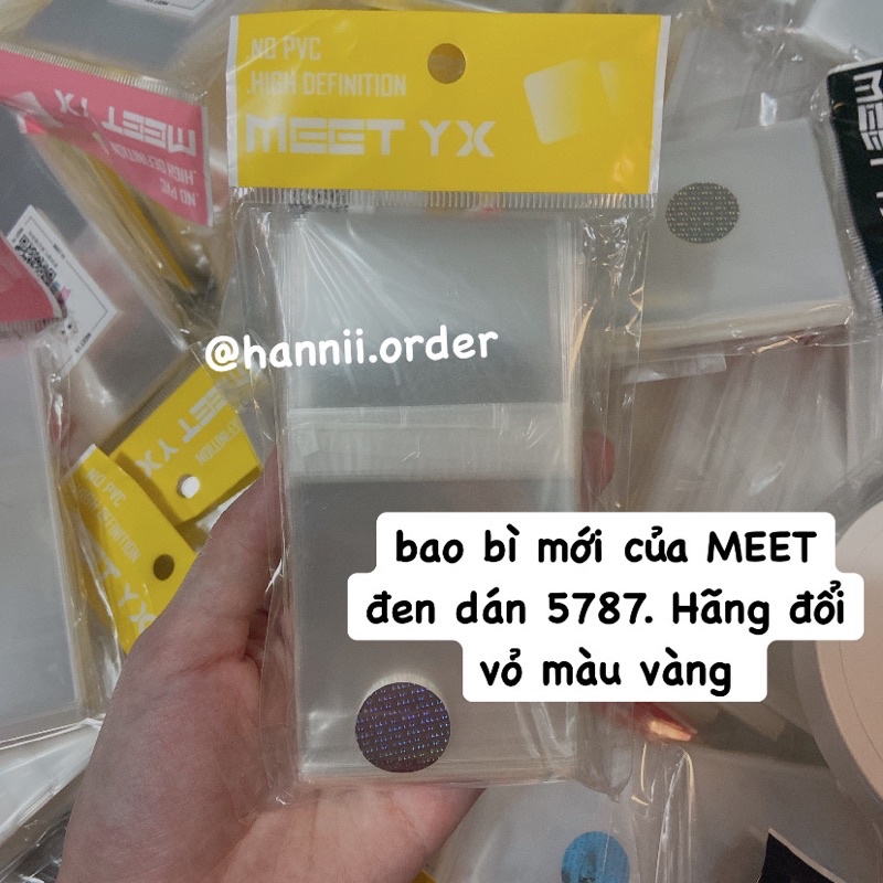 Sleeve hãng MEET YX đựng ảnh / thẻ / card các loại