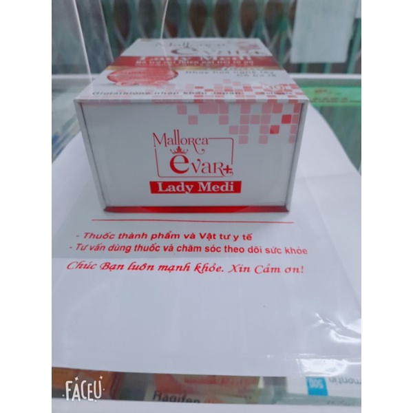 Mallorca Evar tăng cườg nội tiết tố nữ+làm đẹp da giảm nám sạm dùng được cho người có u nang