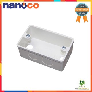 ĐẾ ÂM NANOCO DÙNG CHO MẶT THIẾT BỊ PANASONIC ( NHỰA CHỐNG CHÁY )