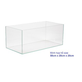 50x20x20cm, Combo 5 tấm nhựa mica cứng trong suốt cắt sẵn làm hồ cá, chuồng hamster, hộp trưng bày...