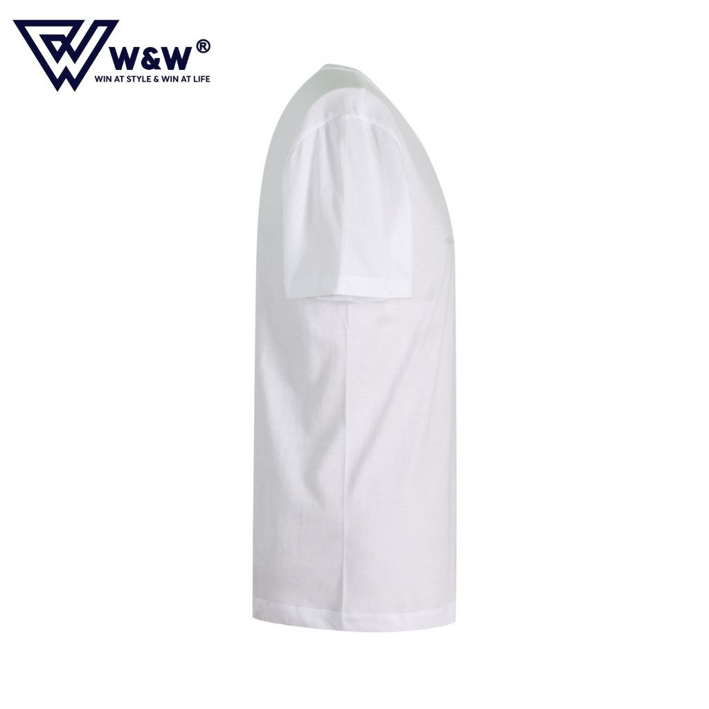 Áo Lót Nam Cotton W&W Cộc Tay Màu Trắng Chất Liệu Cotton Thoáng Mát, Chất Liệu Thấm Hút Mồ Hôi UNDERSHIRT02