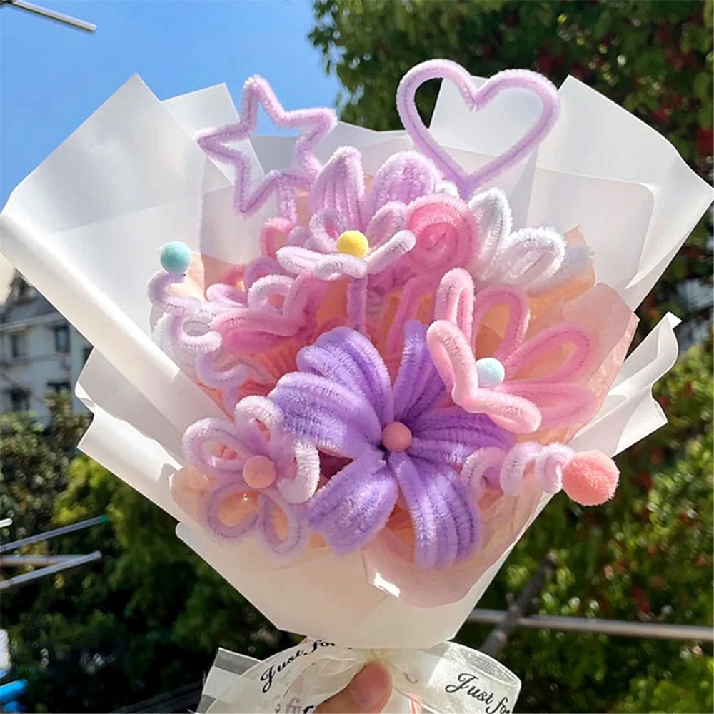 Set 100 Que Màu Hỗ Trợ Làm Đồ Thủ Công Cho Bé
