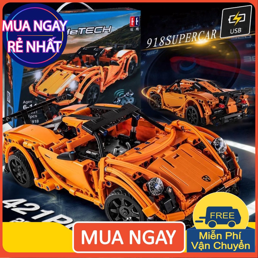 Bộ đồ chơi lắp ghép siêu xe- Lego lắp ghép xe Poscher 981 điều khiển từ xa- Hàng cao cấp- Bảo hành 12 tháng toàn quốc