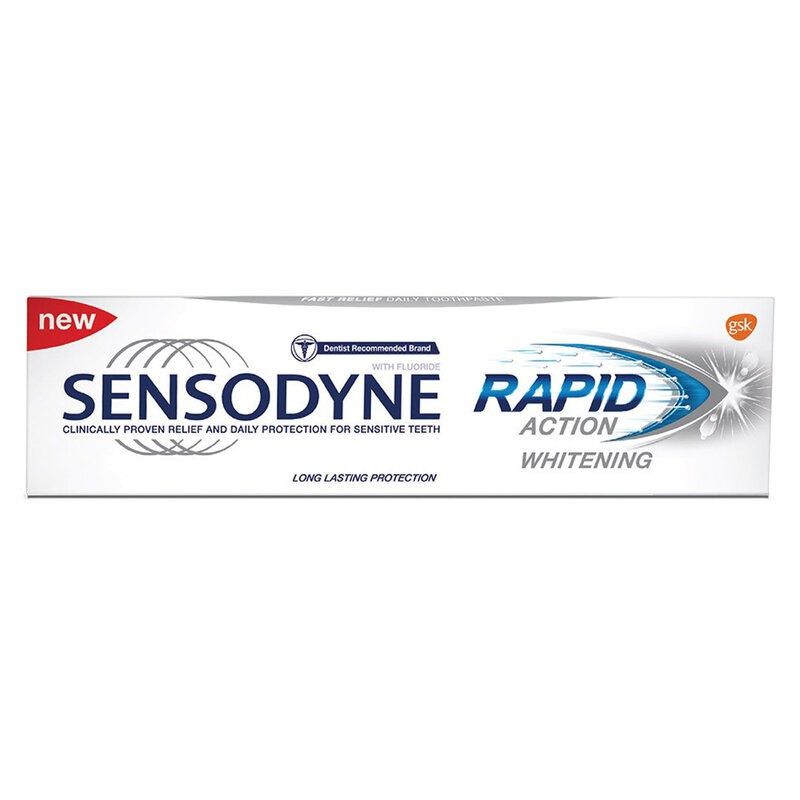 Kem Đánh Răng Sensodyne Rapid Action Whitening Rapid Action Whitening 100g