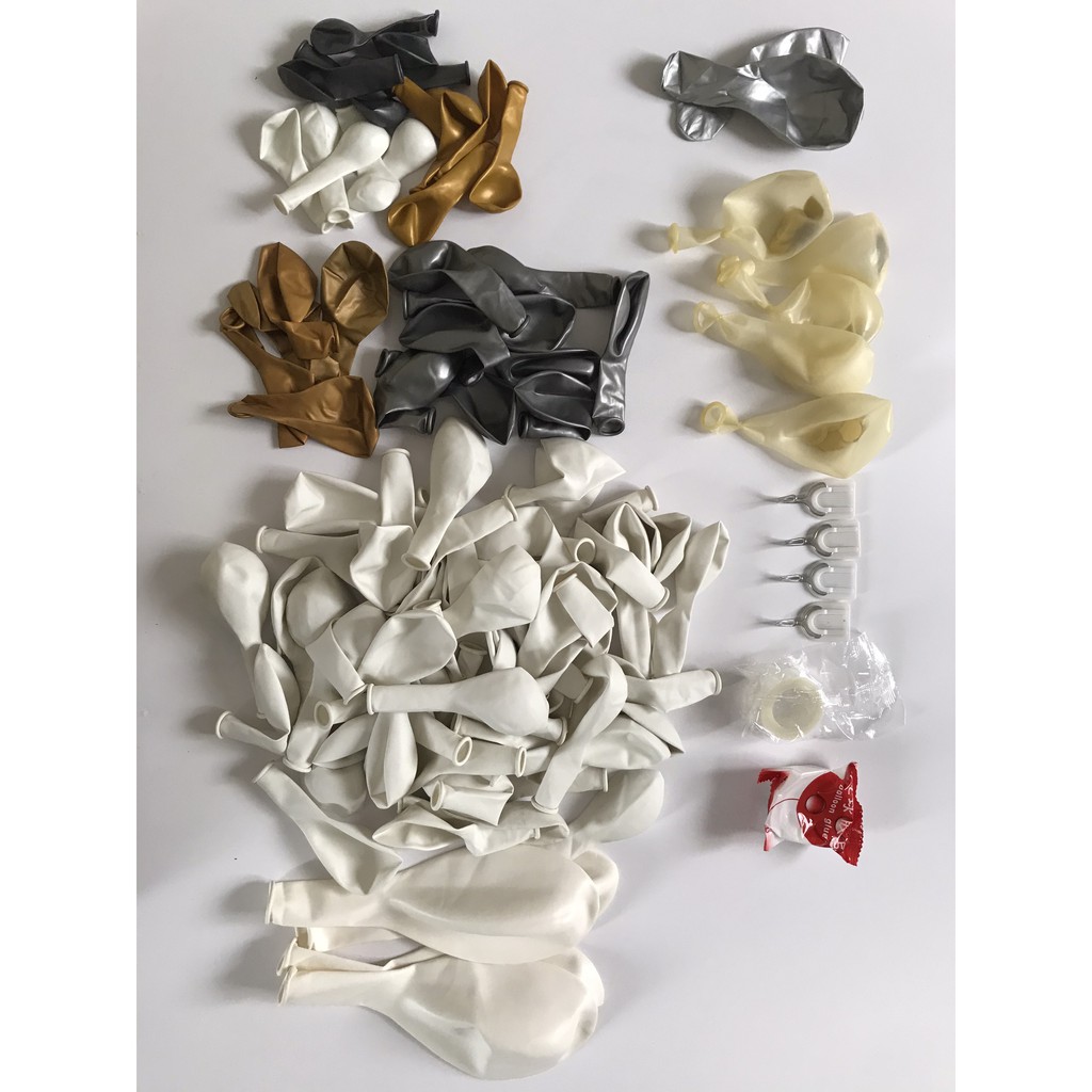 Set bóng trang trí tiêc sinh nhật, phòng cưới , thôi nôi ,tiệc trong nhà ,ngoài trời.