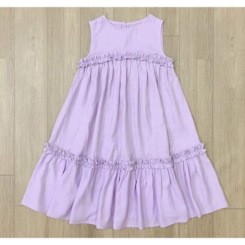 VÁY BABYDOLL SÁT NÁCH MÀU TÌM BÈO TẦNG CHO BÉ GÁI