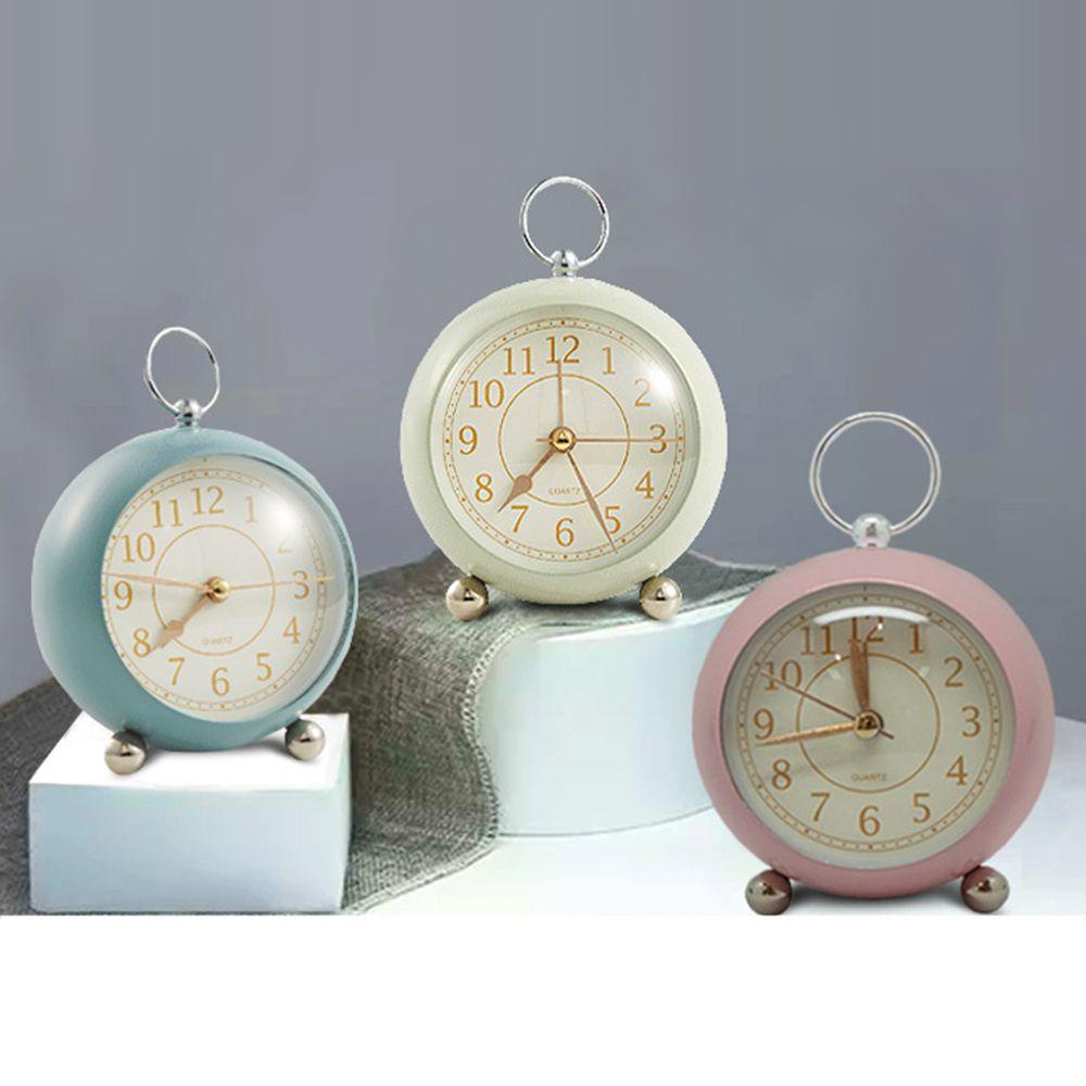 WTTLE Đồng Hồ Báo Thức Để Bàn Mini Chạy Bằng Pin Có Đèn Ngủ Tiện Dụng