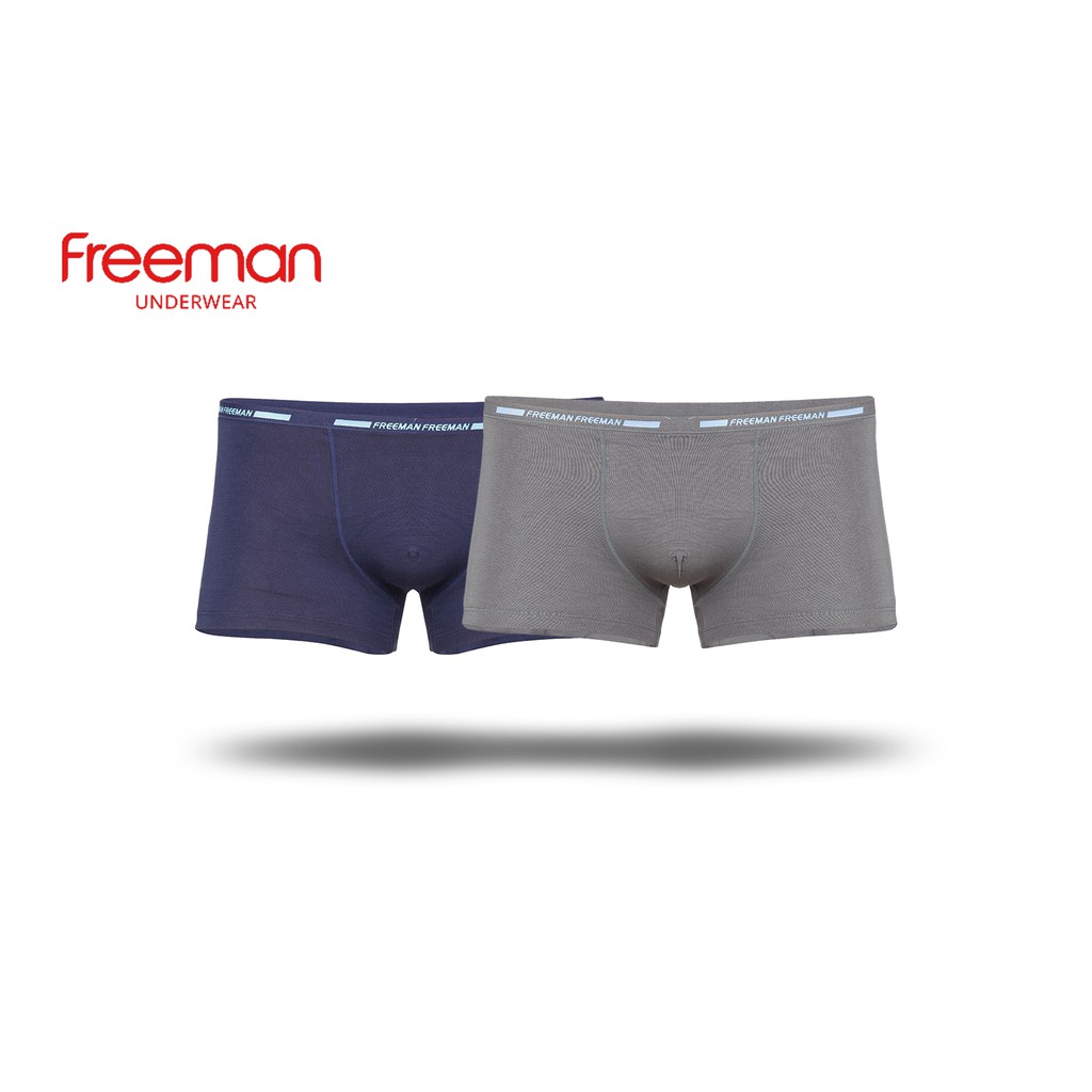 Quần lót boxer viscose hiệu FREEMAN [Combo 2] 6517