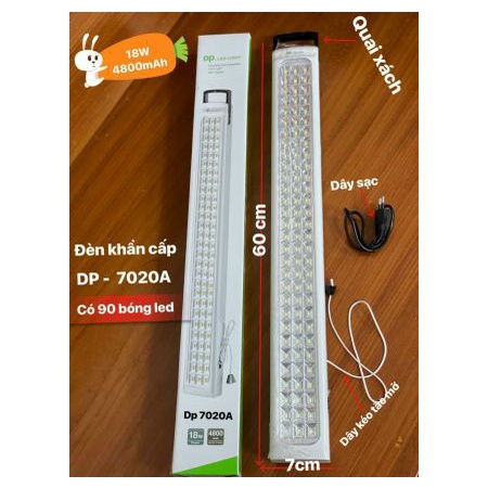 ĐÈN SẠC DP-7020A KHẨN CẤP ( 90 LED )