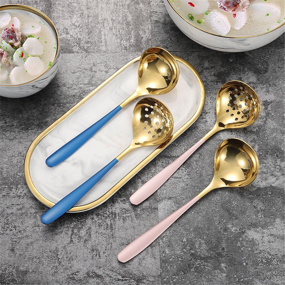 Muỗng Rây Lọc Cán Dài Bằng Thép Không Gỉ Tiện Dụng