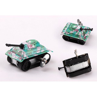 Đồ chơi xe tăng mini vặn cót, chạy trớn độc đáo cho bé