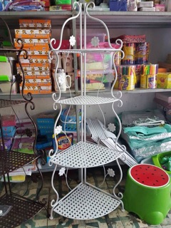 Kệ góc sắt ko gỉ 4 tầng 