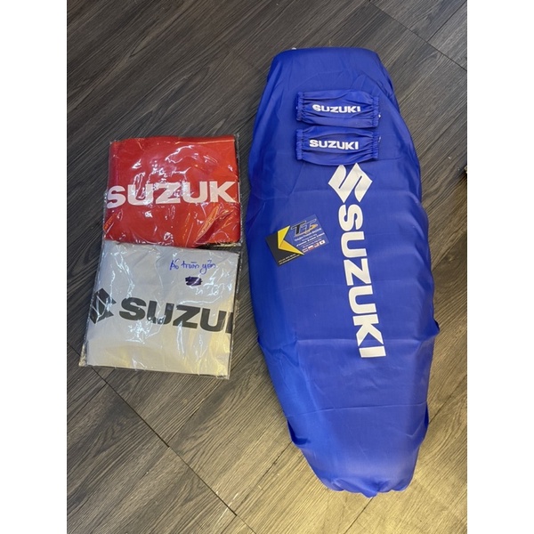 Bao bảo vệ yên , bao tay suzuki ( 3 màu )