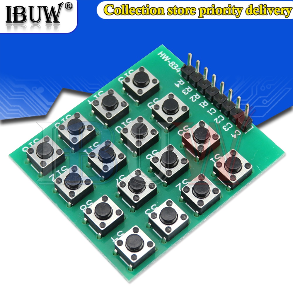 Bảng Mạch 8pin 4*4 4x4 Matrix 16 Phím Cho arduino