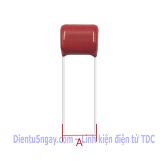 Tụ 400V - 105J - Tụ CBB22 105 (1uF) 15mm (Combo 02 chiếc)