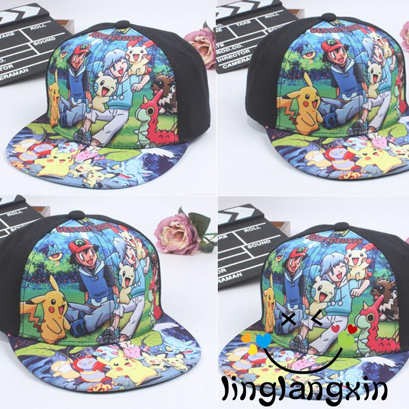 Mũ Snapback Pokemon Go Cho Bé Trai Và Bé Gái