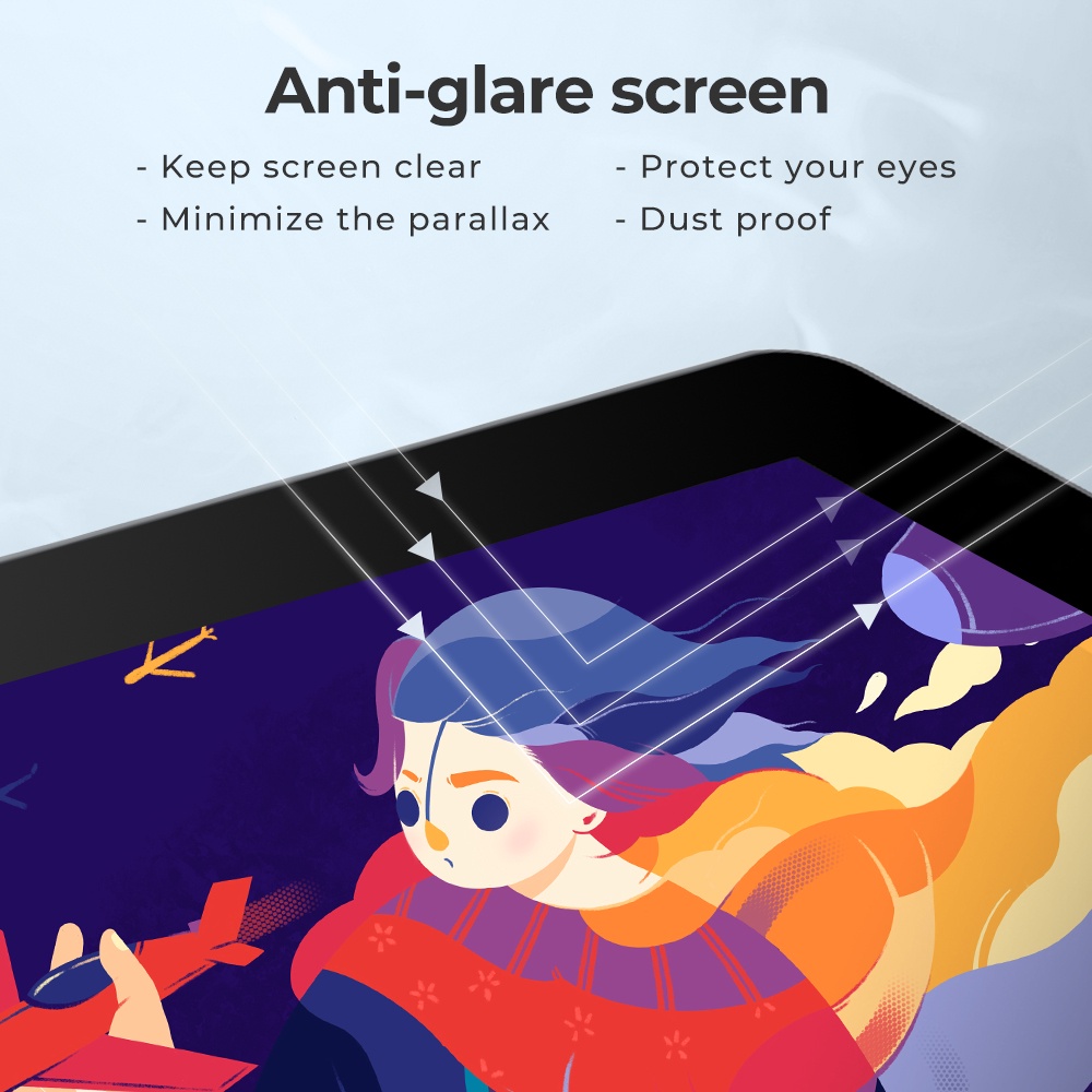 XPPen Artist 13.3 2nd Màn hình hiển thị đồ họa thứ hình vẽ hỗ trợ Android Chức năng nghiêng với bút X3 không dùng pin & cán màng đầy đủ