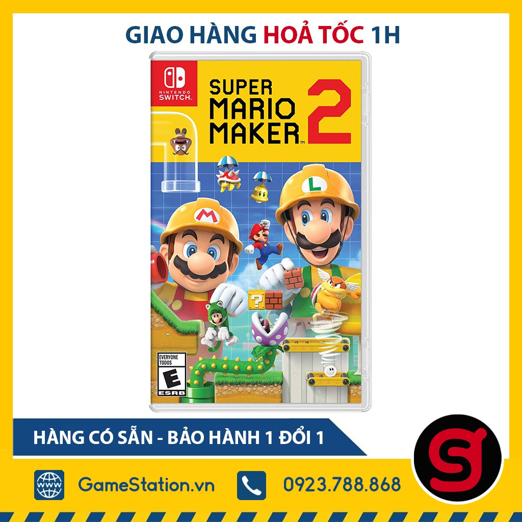 Game Super Mario Maker 2 - Cho Máy Nintendo Switch