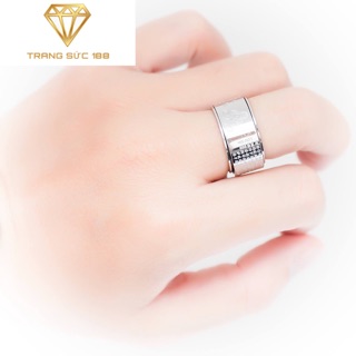 Nhẫn titan ko đEn khắc bát nhã phật tổ