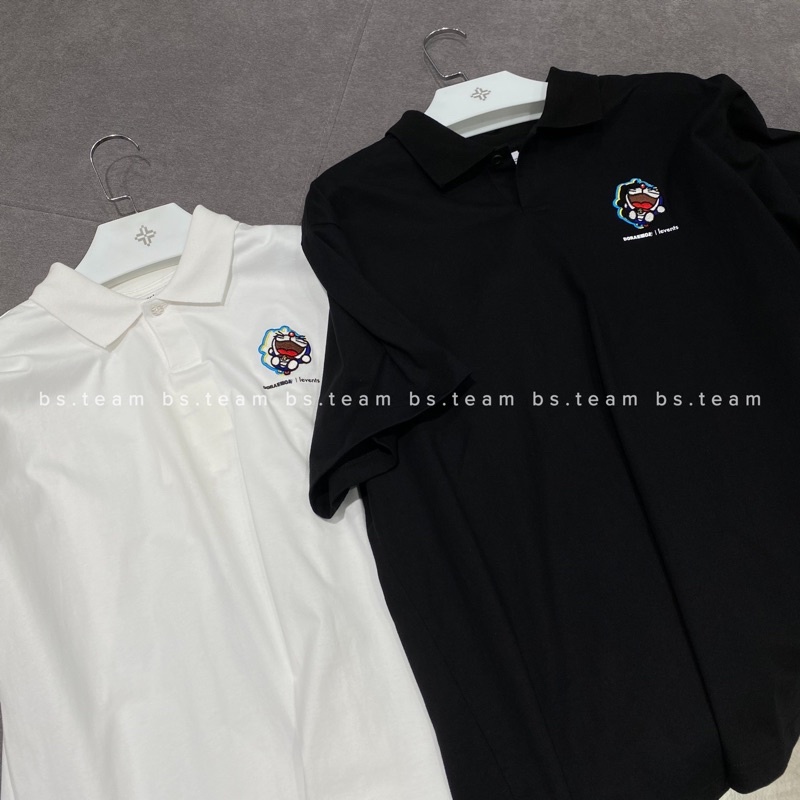 [Levents Chính Hãng] Áo polo 𝗗𝗢𝗥𝗔𝗘𝗠𝗢𝗡 𝗠𝗜𝗡𝗜 𝗖𝗔𝗧 𝗟𝗘𝗩𝗘𝗡𝗧 | LEVENTS DORAEMON MINI CAT POLO