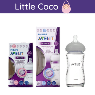 Bình sữa avent natural 125 260 330ml - little coco - bình sữa cho em bé