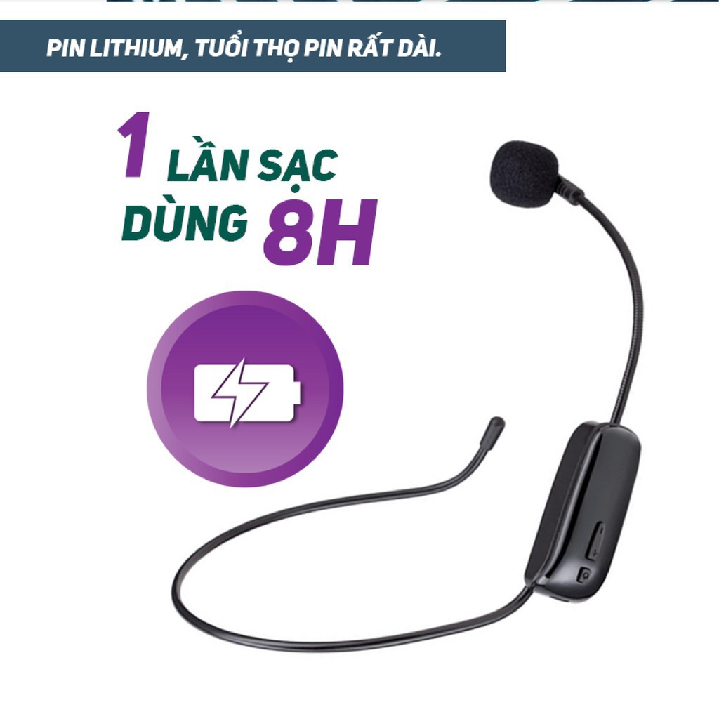 (FREESHIP)TẶNG CÁP IPHONE HX-002W MICRO KHÔNG DÂY CAO CẤP DÙNG CHO MỌI LOA TIỆN LỢI