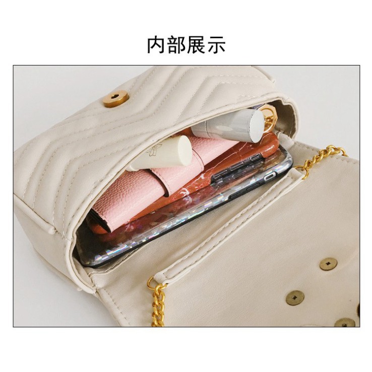 Túi xách nữ, túi đeo chéo khóa mạ vàng sang chảnh siêu xinh TX22 - Túi xách Chip Xinh