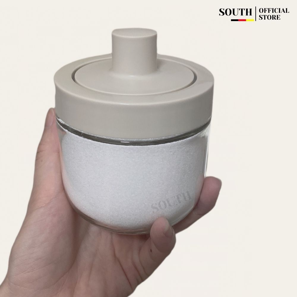 Hũ đựng gia vị thủy tinh SOUTH HGV7 cao cấp 300ml kèm muỗng