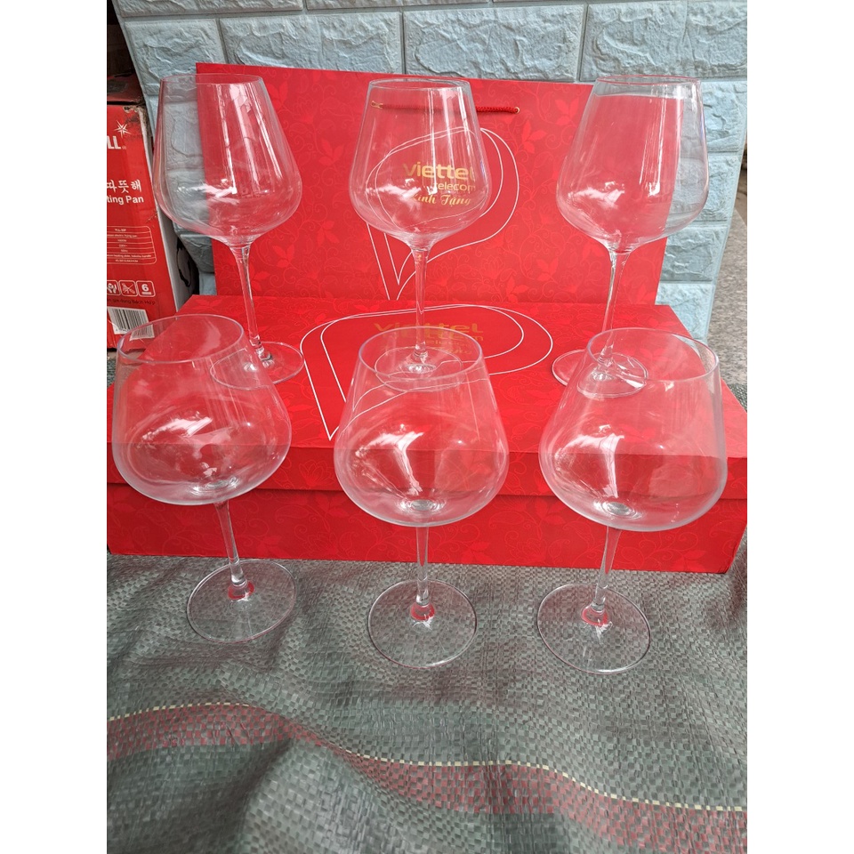 Hộp 6 ly rượu, coctail cực kì sang trọng nhập từ Đức