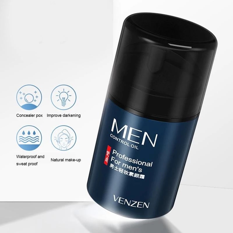 Men's Nourishing Makeup Concealer BB Isolation Cream/Brightens Long Lasting Natural Nude/Waterproof Hydrating Makeup Face Foundation | BigBuy360 - bigbuy360.vn