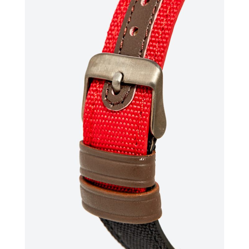 Đồng hồ nam Erik von Sant 003.006.F mặt tròn dây vải phối da 38mm