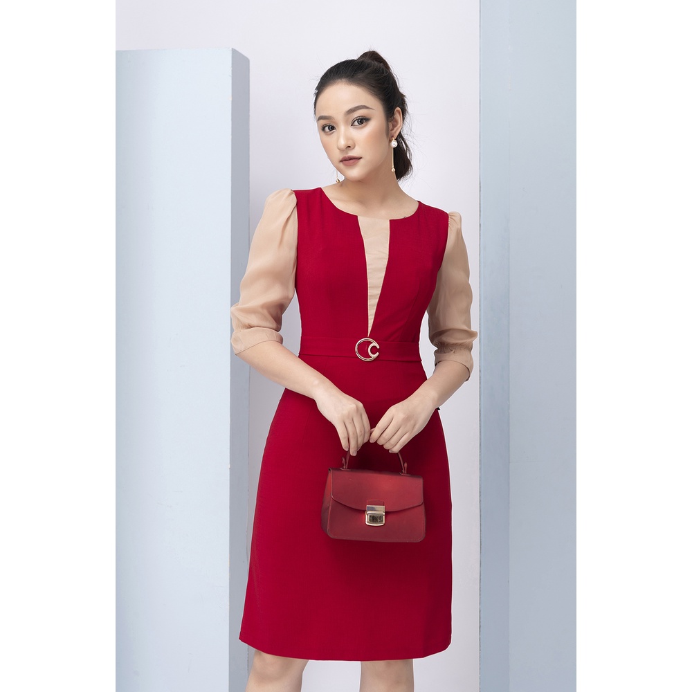 Váy Công Sở Thiết Kế Cao Cấp LUPERI LFV3255 Dáng Ôm A