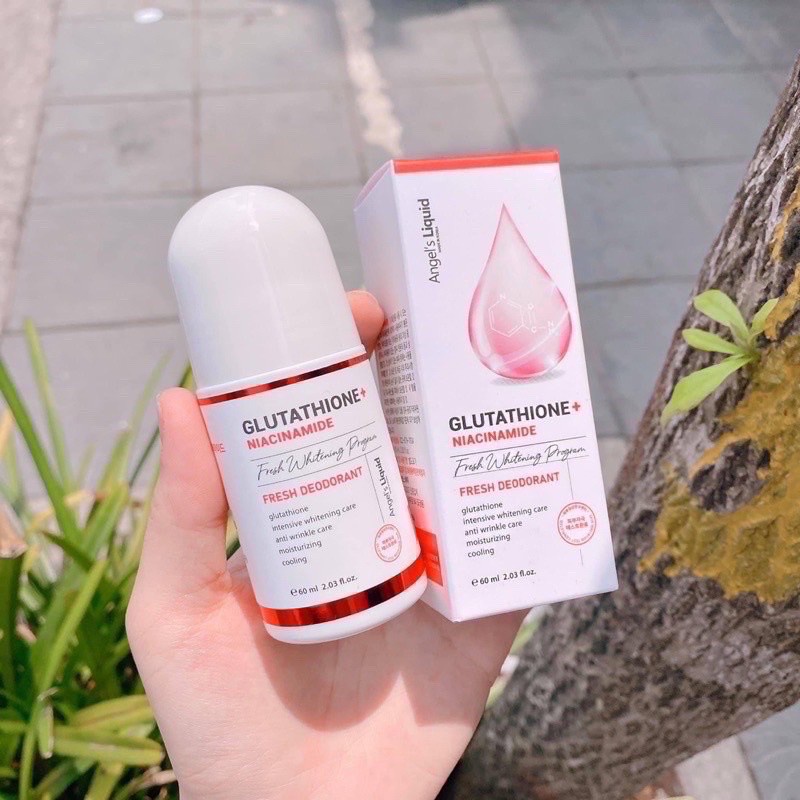 Lăn nách mờ thâm, dưỡng trắng da Angel Liquid Glutathione plus Niacinamide - MY VANS BEAUTY