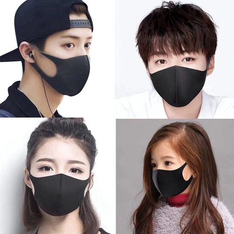 【Ready Stock】 Reusable Soft Antibacterial Mask Fashion Dustproof Mask Anti-saliva Mask