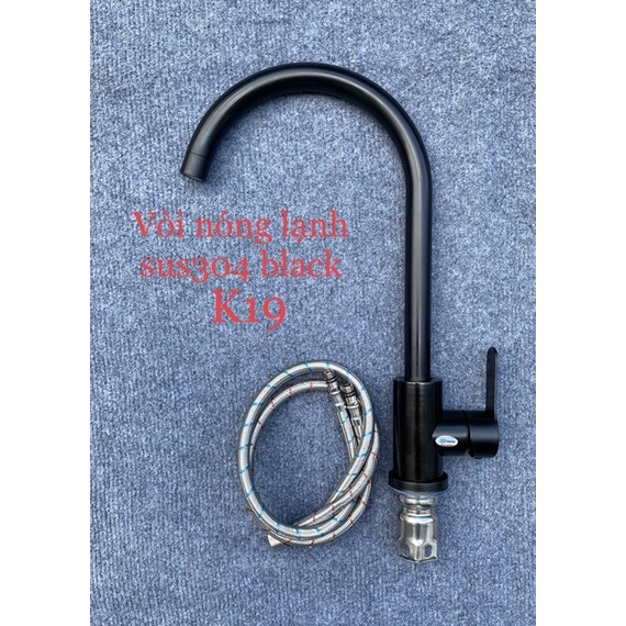 Vòi rửa bát inox 304 thân tròn phủ nano giá rẻ