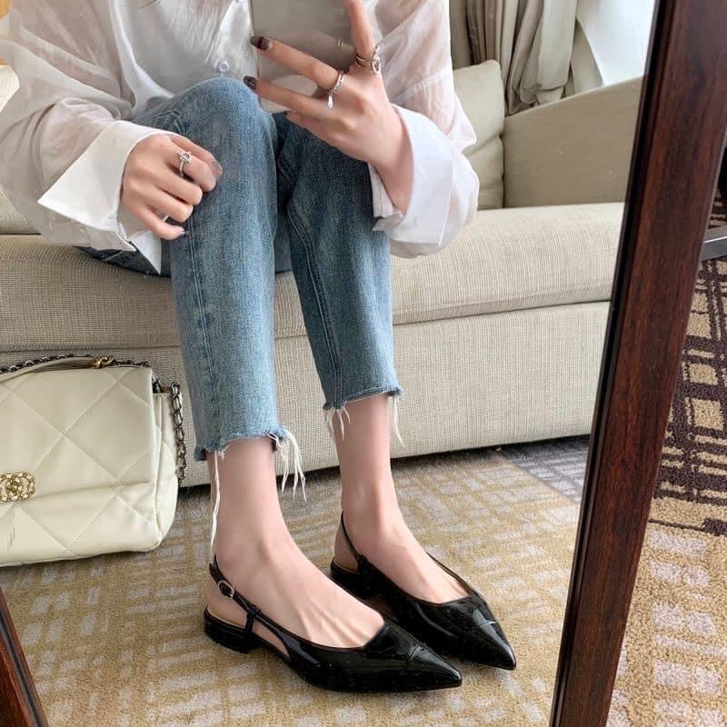 Giày mũi nhọn basic cao cấp