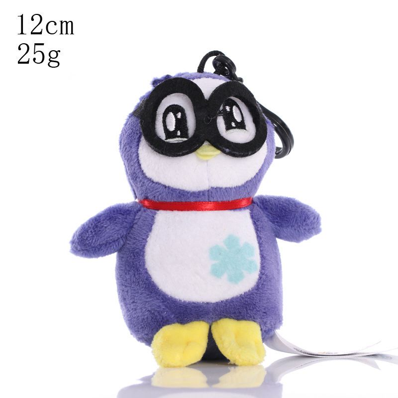 Móc khóa đồ chơi thú bông Ryan's World phong cách ếch/chim cánh cụt trang trí balo/ túi