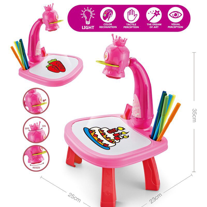 BÀN VẼ THÔNG MINH CHO BÉ , CÓ NHẠC KÈM BÚT, VỞ , máy chiếu  #BanTapve