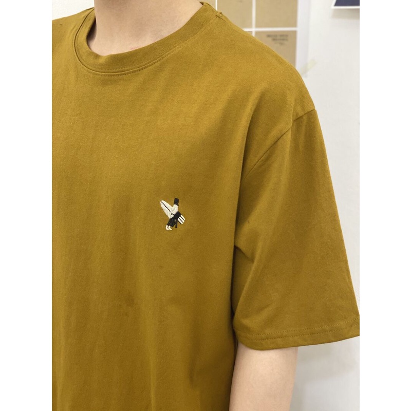 Pull cotton nam thêu ván ngực 143