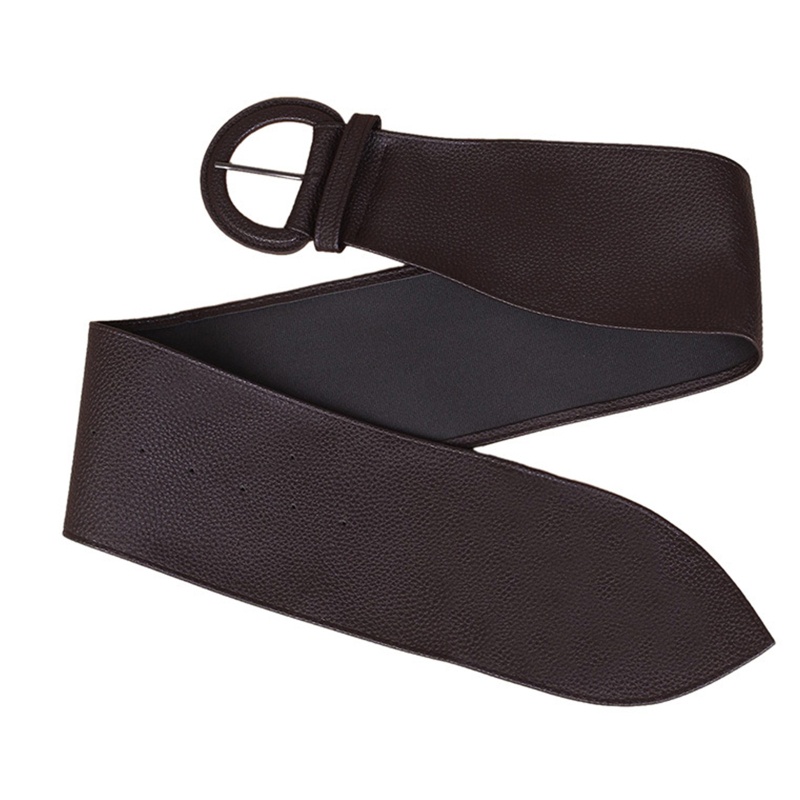 Thắt Lưng Giả Da Bản Rộng Phối Đầm Thời Trang Cho Nữ