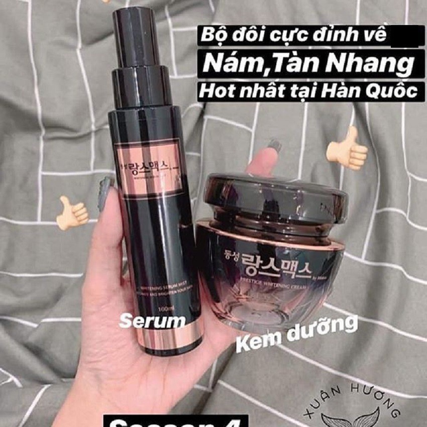 Bộ dưỡng da mờ nám kem và serum Dongsung mẫu mới 2019 Auth Hàn Quốc