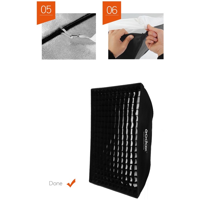 Softbox tổ ong 80x120 cm