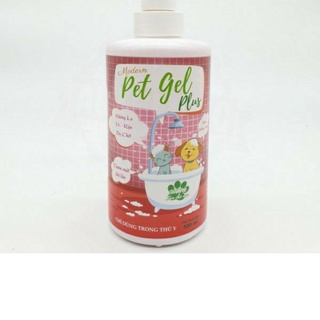 Sữa tắm trị ve rận pet gel plus cho chó mèo 500ml