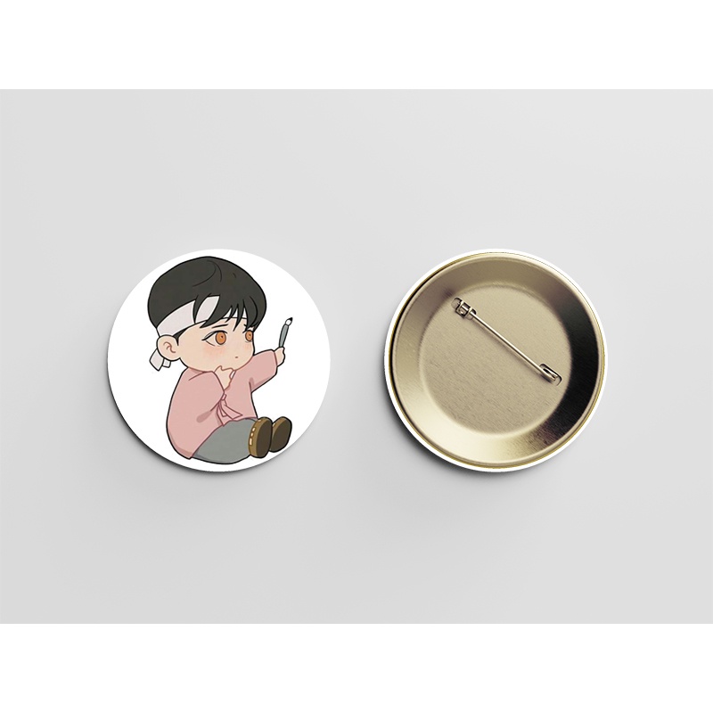 Huy hiệu cài áo IN HÌNH Dạ ký boylove anime chibi dễ thương tiện lợi