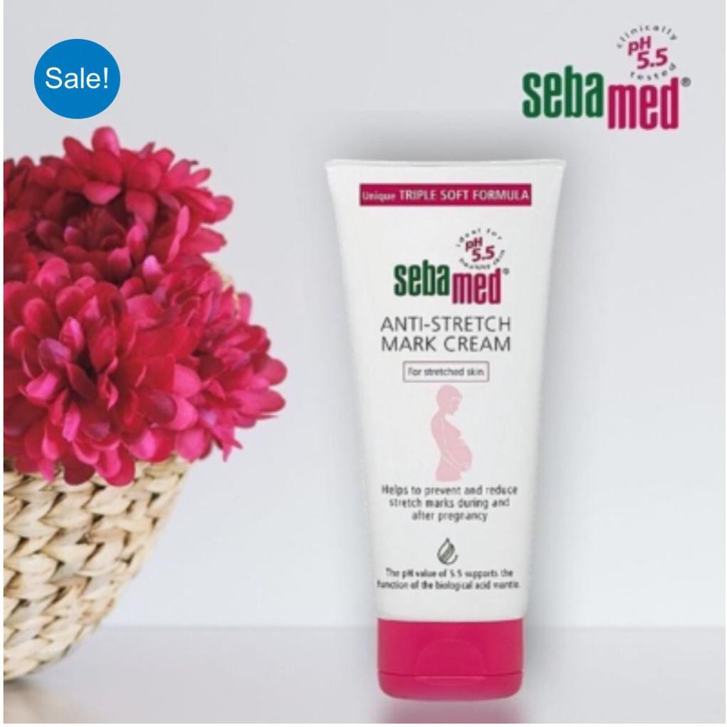 Kem Ngăn Ngừa  Vết Rạn Da Sebamed pH 5.5 - 200ml - Đức