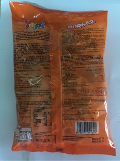 ( HSD: T5/2023) Kẹo dẻo Yupi Burger 96g