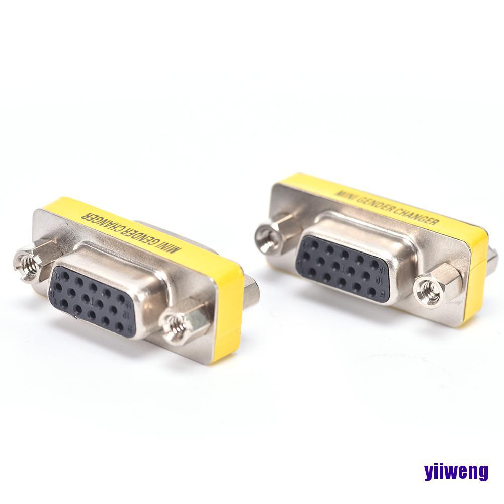 Set 2 Đầu Chuyển Đổi 15pin Vga Cái Sang Cái