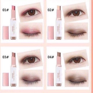 Phấn mắt 2 màu novo