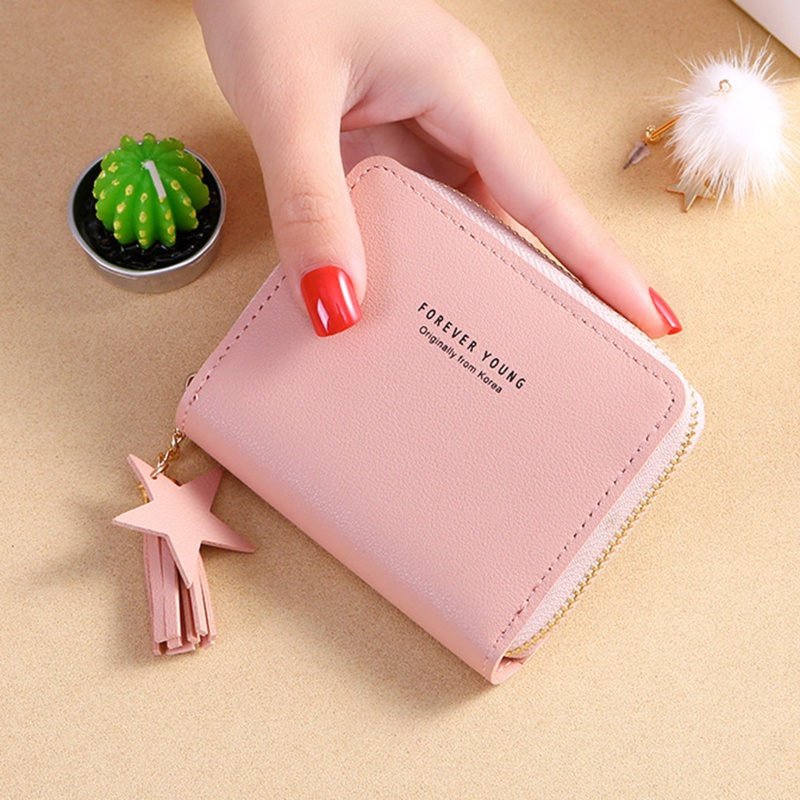 Ví Mini Có Khóa Kéo Thời Trang Dành Cho Nữ