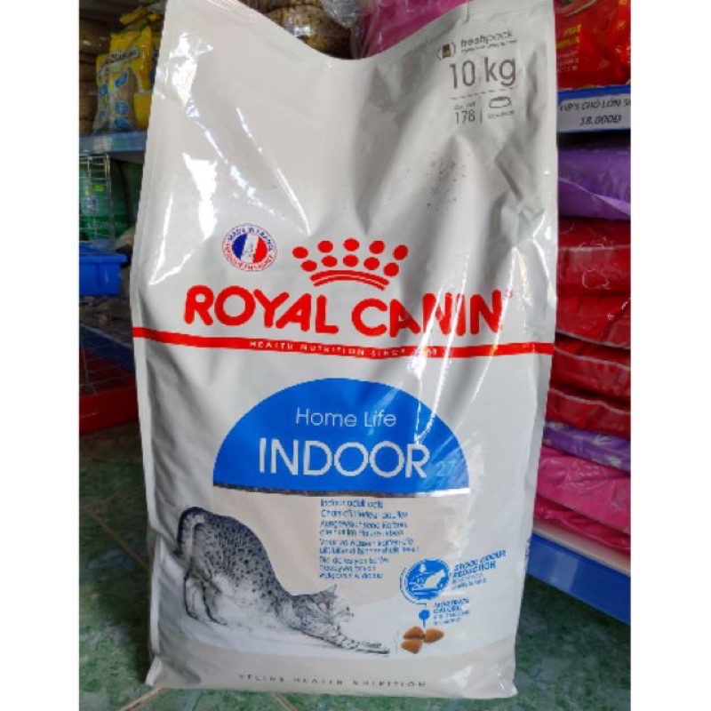 [ 10kg zin ] Royal Canin Indoor 27 cho mèo trưởng thành ít vận động